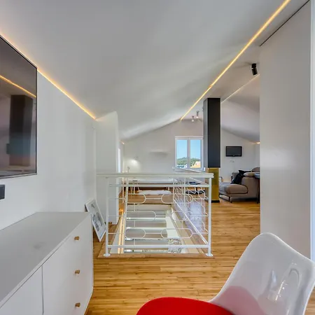 1br Star Wars Inspired Duplex Loft /w Sea View - Happy Apartment Mali Losinj